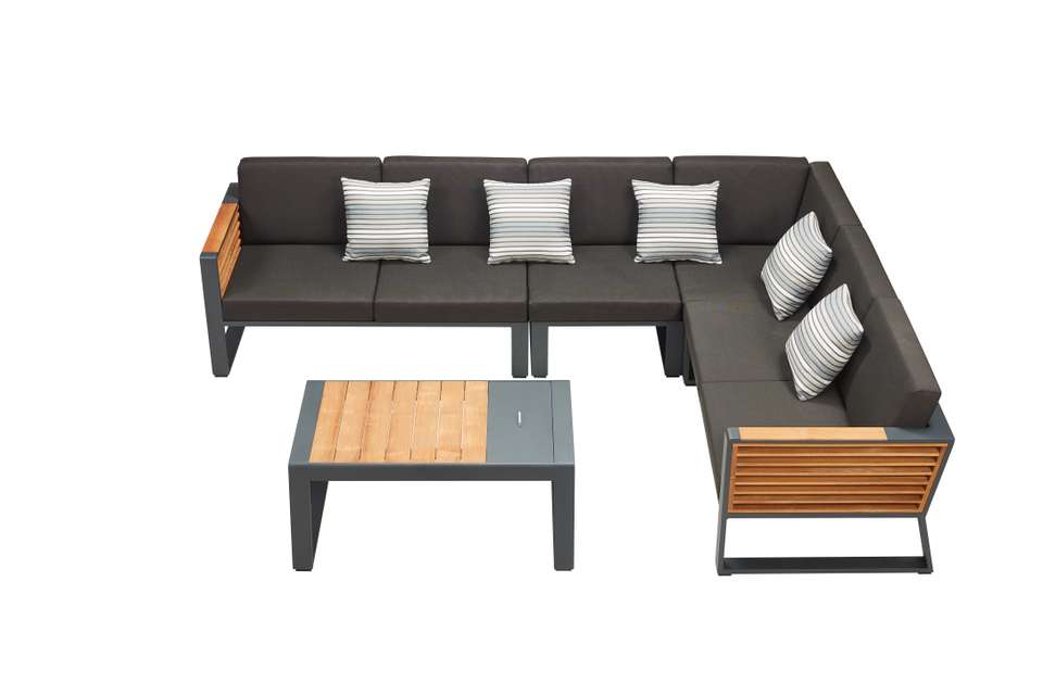 Salto hoek loungeset New York (5-delig)