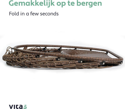 Salto Egg Hangstoel – Opvouwbaar – Binnen & Buiten – tot 150 kg