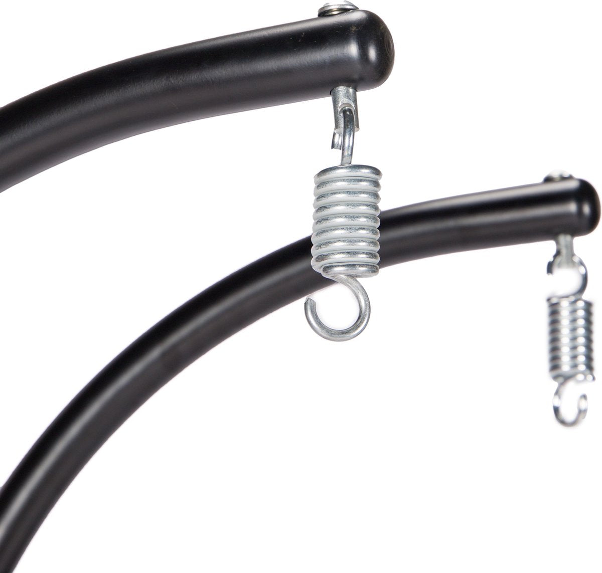 Salto Duo Hangstoel – Zwart Frame – Incl. Luxe Kussen & Hoes – 2 Persoons