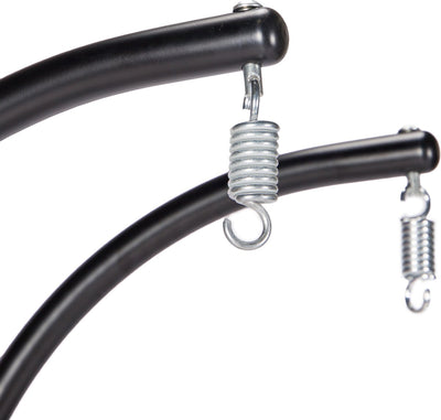 Salto Duo Hangstoel – Zwart Frame – Incl. Luxe Kussen & Hoes – 2 Persoons