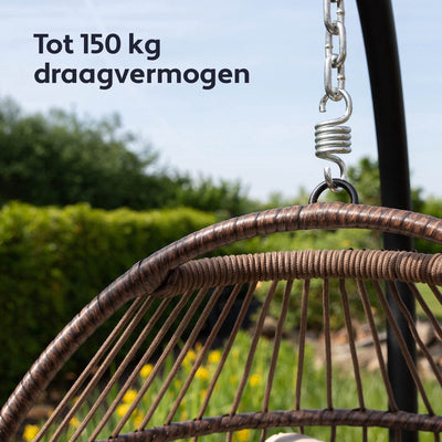 Salto Egg Hangstoel – Opvouwbaar – Binnen & Buiten – tot 150 kg