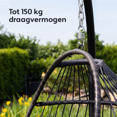 Salto Hangstoel – Opvouwbaar – Lichtgrijs – Tot 150 kg