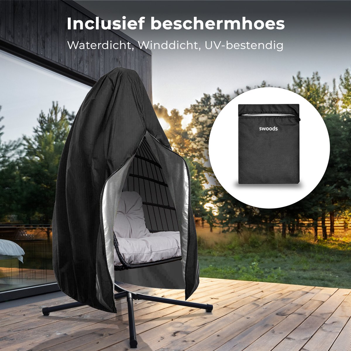 Salto Hangstoel – Opvouwbaar – Incl. Hoes & Standaard – Tot 150 kg