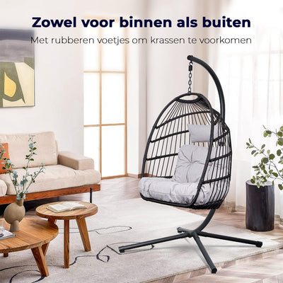 Salto Hangstoel – Opvouwbaar – Incl. Hoes & Standaard – Tot 150 kg