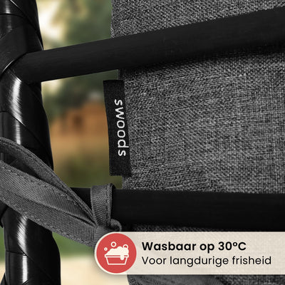 Salto Hangstoel – Donkergrijs – XXL – Incl. Standaard – Tot 150 kg