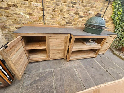 Big green egg outdoor kitchen Miami