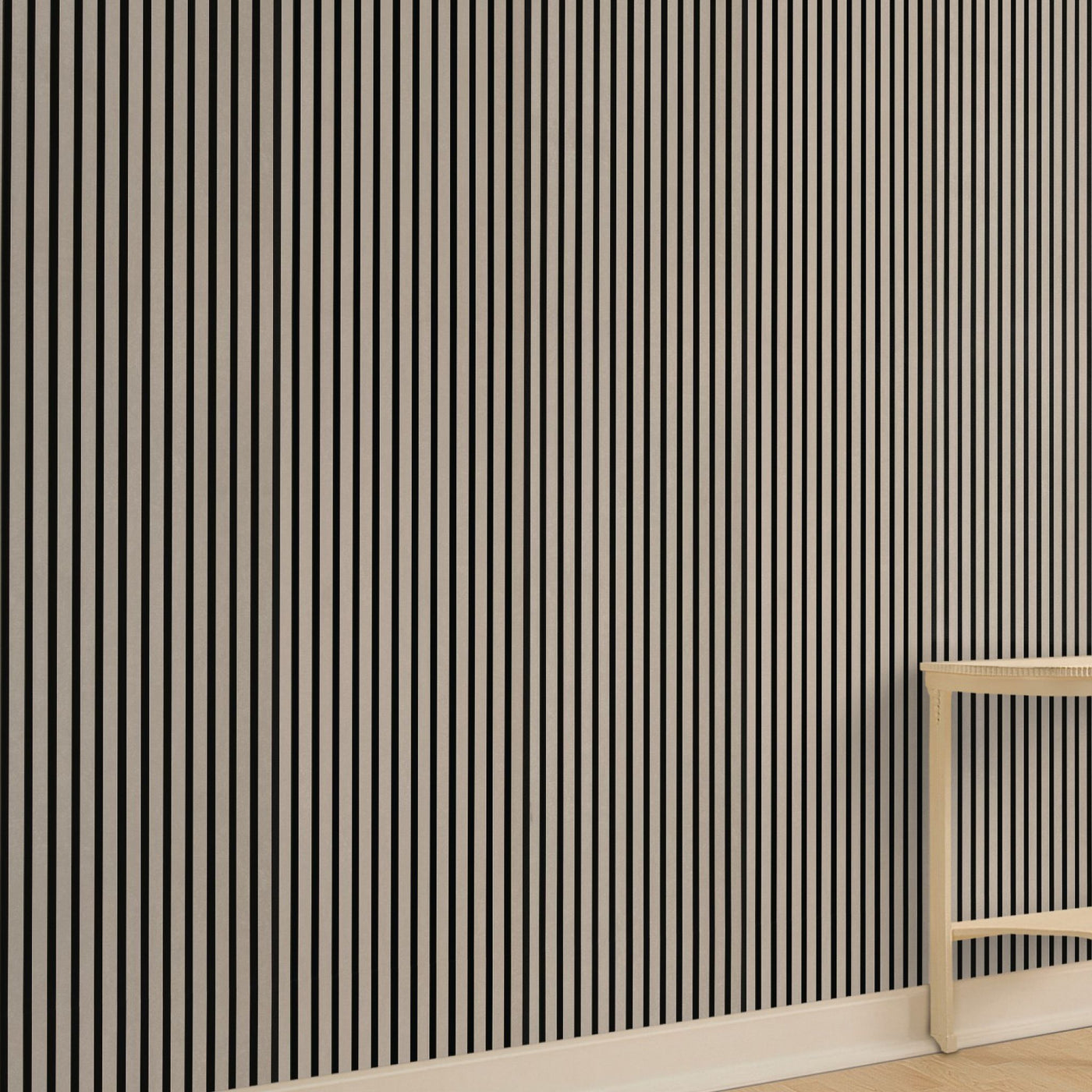 270cm | 3-zijdig | houtfineer x 60cm AkuPanel Taupe-Hout écht | Nieuw 552