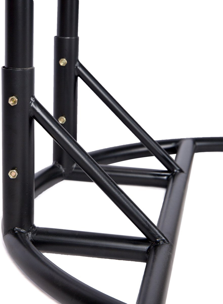 Salto Duo Hangstoel – Zwart Frame – Incl. Luxe Kussen & Hoes – 2 Persoons