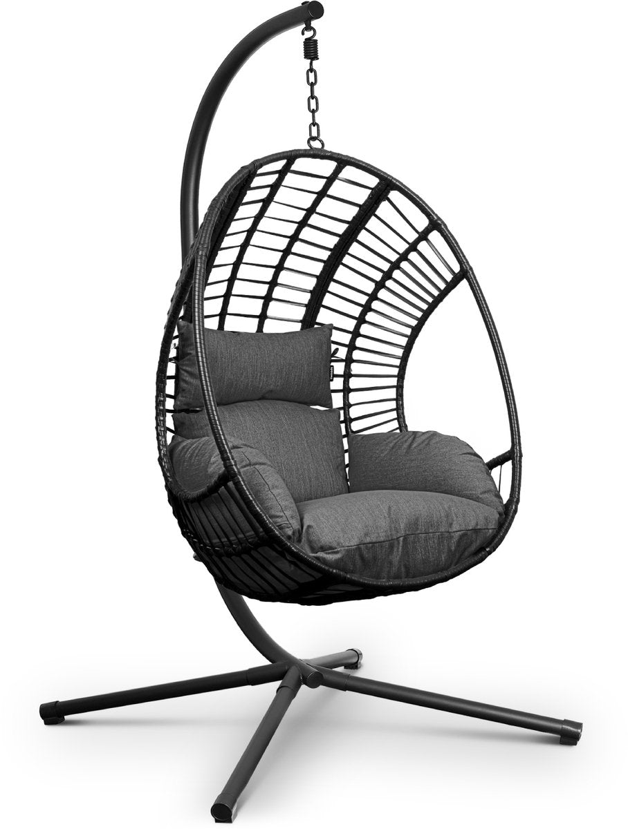 Salto Hangstoel – Donkergrijs – XXL – Incl. Standaard – Tot 150 kg