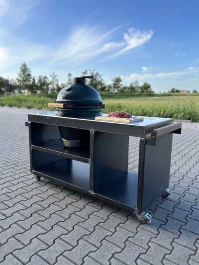 Big green egg buitenkeuken RVS