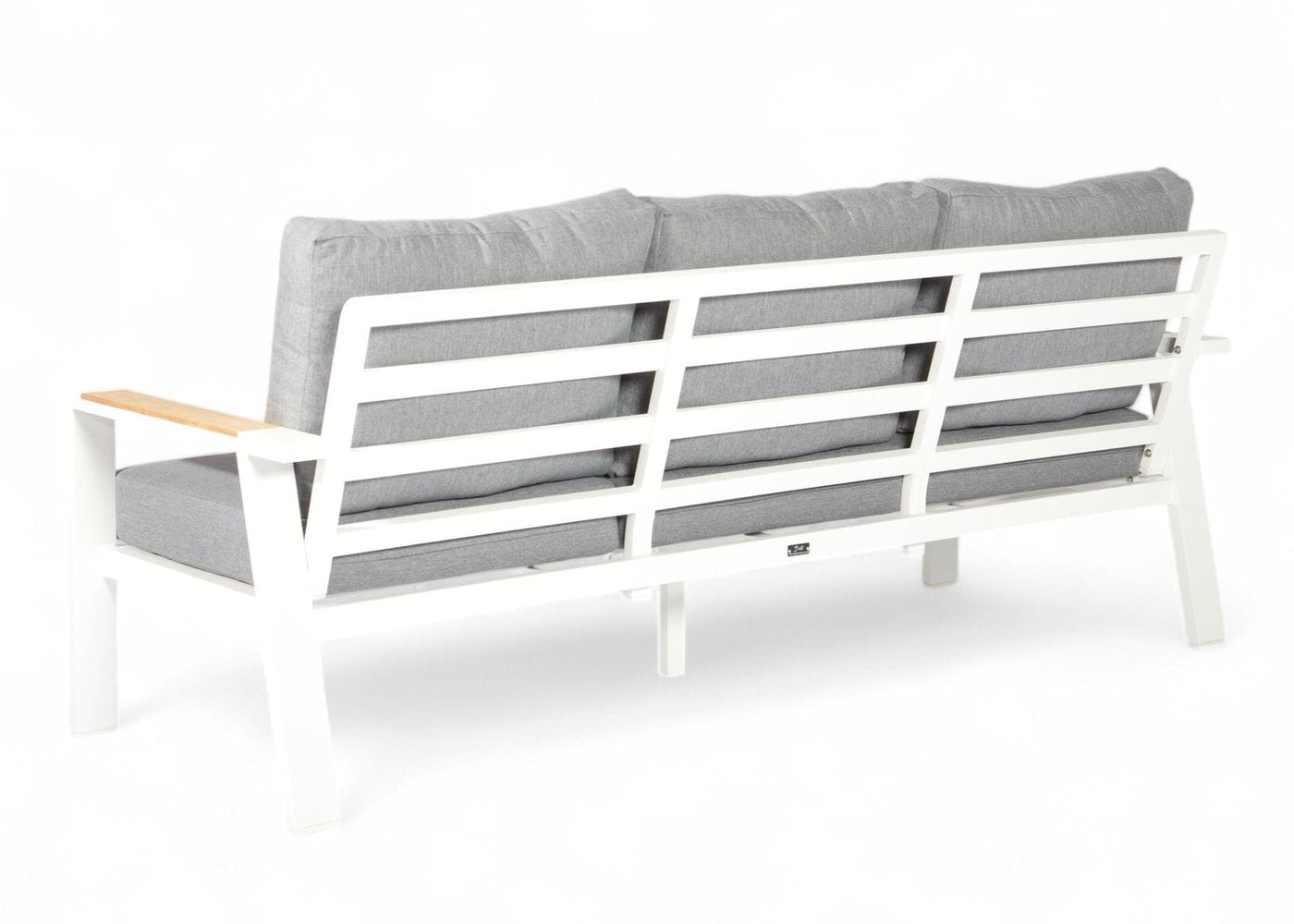 Aluminium Stoel-Bank Loungeset – Wit – SALTO LAND