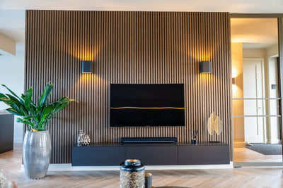 240cm x AkuPanel écht Gerookt Eiken-Hout 3-zijdig houtfineer | 60cm | | Nieuw 715