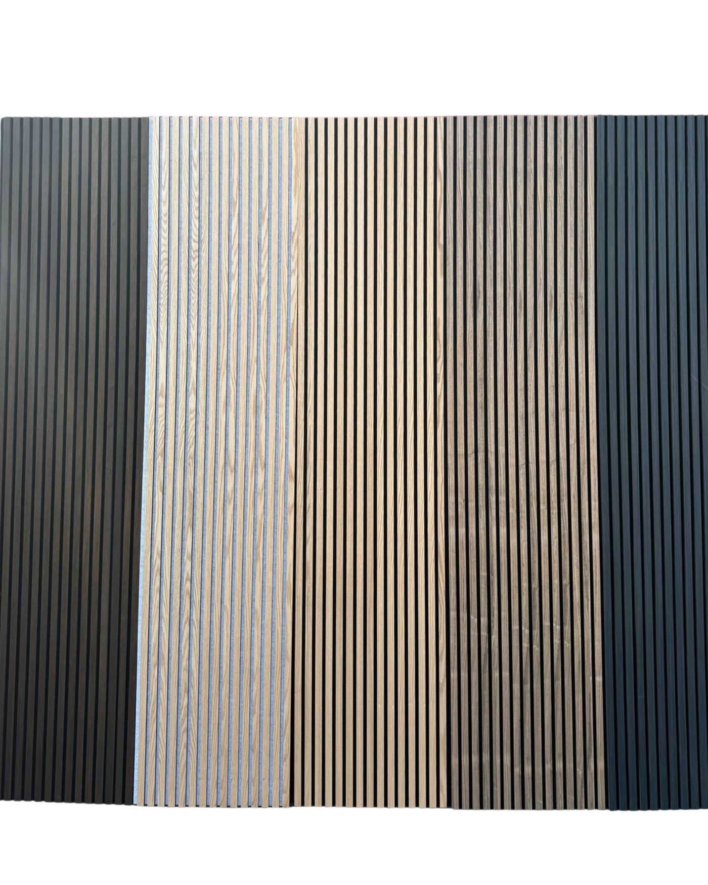 Smoked oak Akoestische wandpanelen - - 270x60cm | Nieuw 772