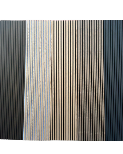 Smoked oak Akoestische wandpanelen - - 270x60cm | Nieuw 772