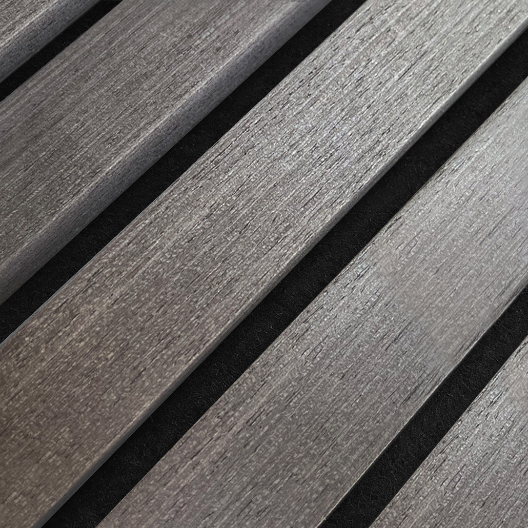 écht 3-zijdig AkuPanel Antraciet-Hout 240cm | houtfineer 60cm | x | Nieuw 600