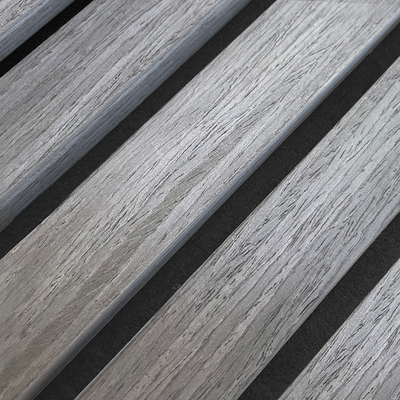 écht | 60cm houtfineer x | Grijs 3-zijdig 240cm AkuPanel Walnoot-Hout | Nieuw 572
