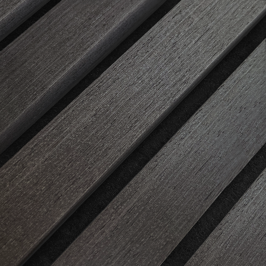 | | houtfineer 3-zijdig 270cm x écht Eiken-Hout Zwart AkuPanel 60cm | Nieuw 557