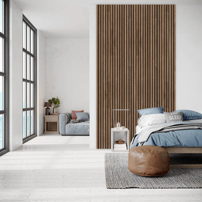 240cm x AkuPanel écht Gerookt Eiken-Hout 3-zijdig houtfineer | 60cm | | Nieuw 715