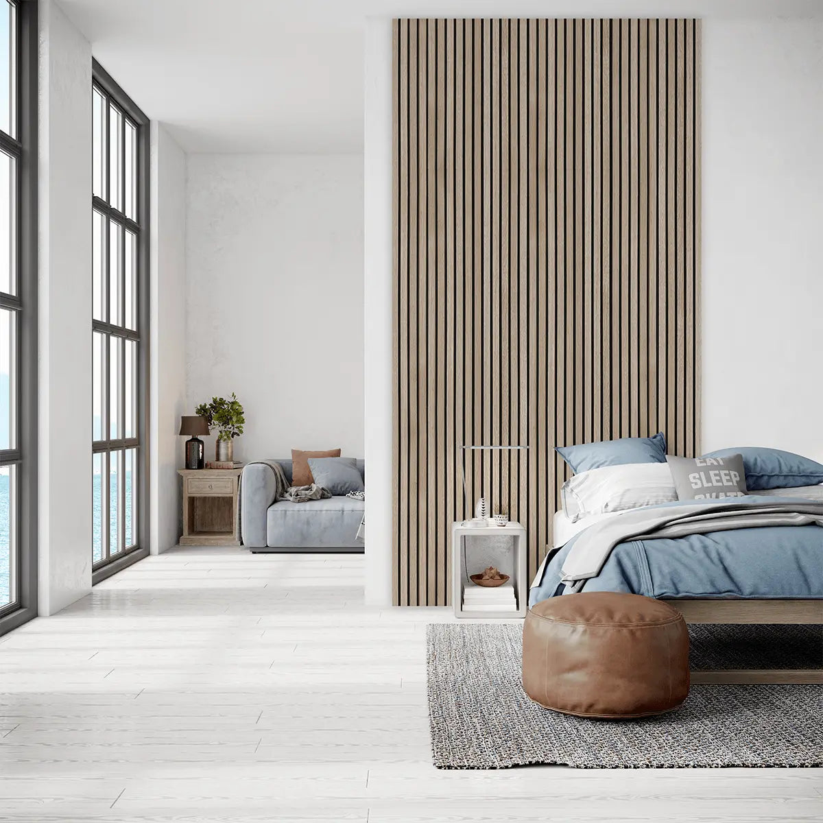 écht Eiken-Hout x AkuPanel 60cm Naturel houtfineer 240cm | | 3-zijdig | Nieuw 801