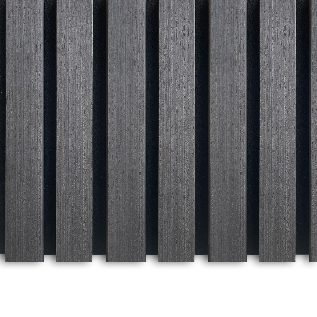 écht 3-zijdig AkuPanel Antraciet-Hout 240cm | houtfineer 60cm | x | Nieuw 600