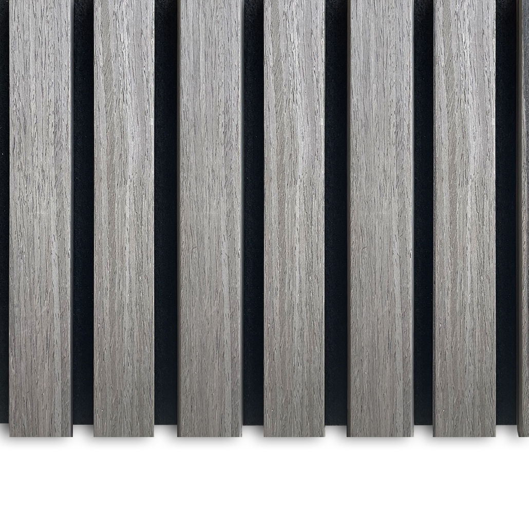 écht | 60cm houtfineer x | Grijs 3-zijdig 240cm AkuPanel Walnoot-Hout | Nieuw 572