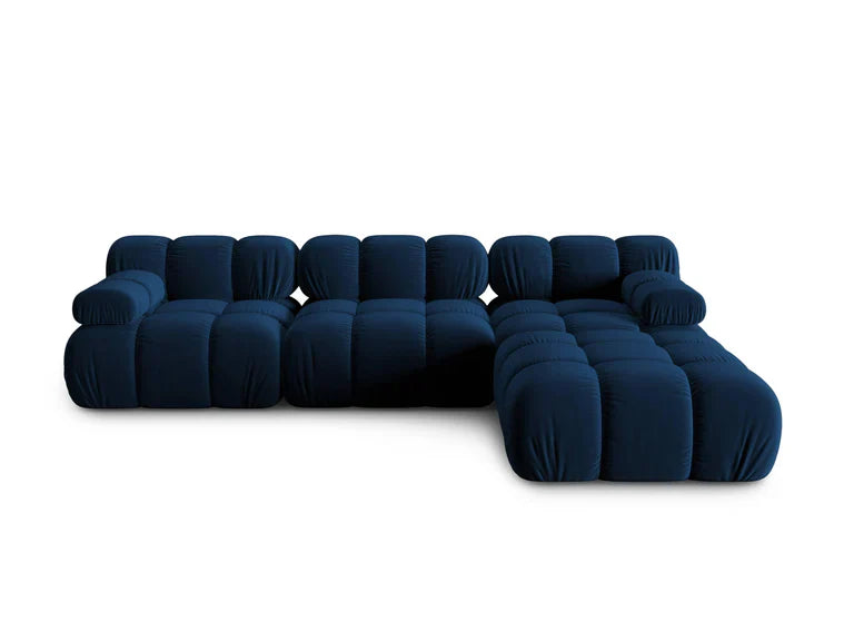 "Tropea" velvet - Corner sofa