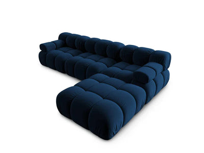"Tropea" velvet - Corner sofa