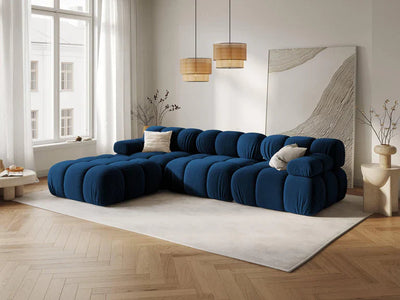 "Tropea" velvet - Corner sofa