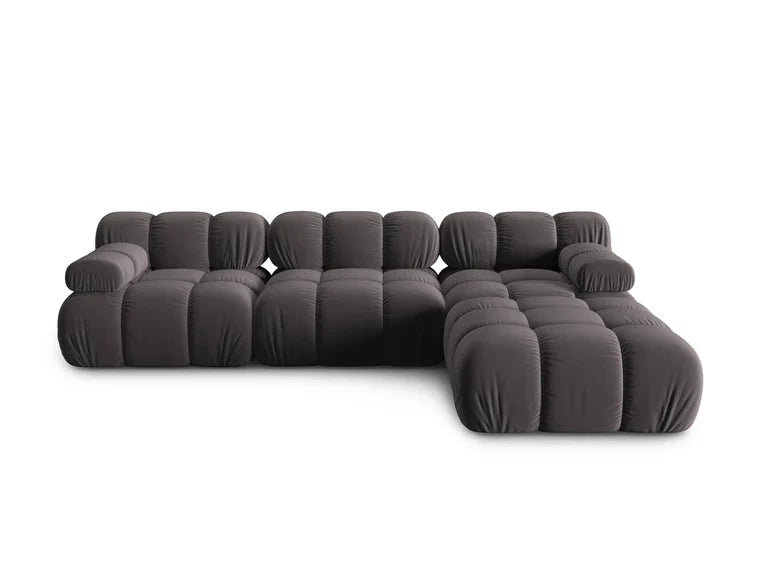 "Tropea" velvet - Corner sofa