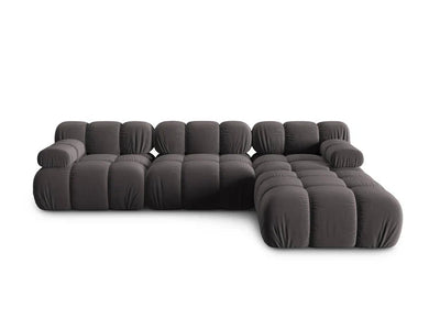 "Tropea" velvet - Corner sofa