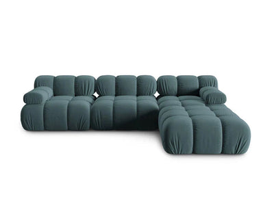 "Tropea" velvet - Corner sofa