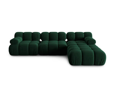 "Tropea" velvet - Corner sofa