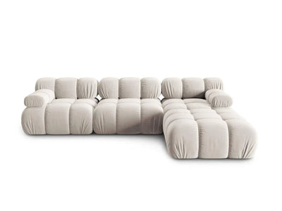 "Tropea" velvet - Corner sofa